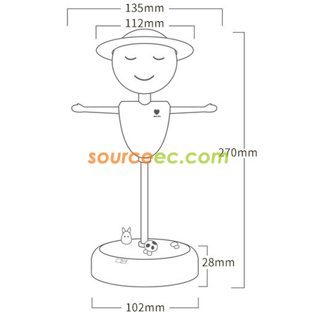 客製化稻草人燈禮品