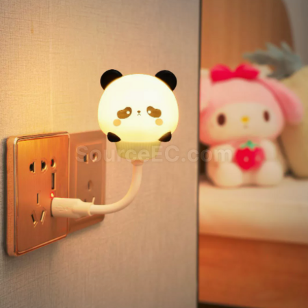 客製化智慧語音控制聲控小夜燈usb插電禮品