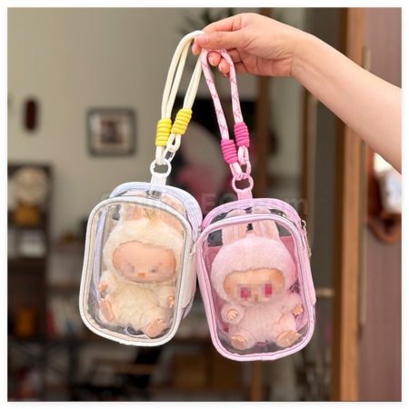 客製化可裝卡片透明娃包禮品