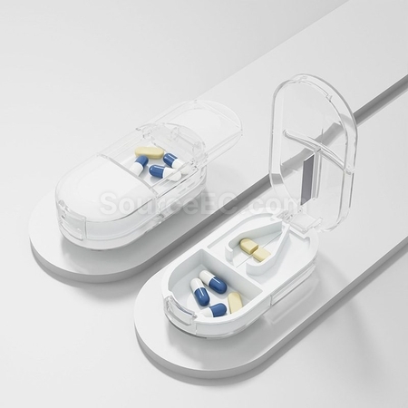 客製化日本行動式切藥器藥片收納盒禮品