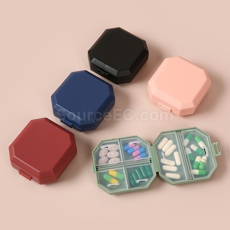 客製化行動式6格分裝旅行藥丸盒禮品
