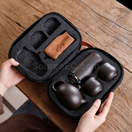 客製化紫砂旅行茶具套組禮品