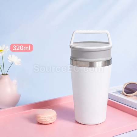 客製化手提隨行咖啡杯不鏽鋼保溫杯禮品