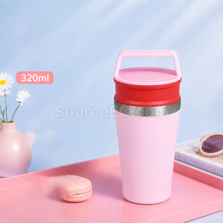 客製化手提隨行咖啡杯不鏽鋼保溫杯禮品