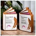 創意書本實木獎座