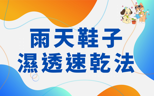 雨天鞋子濕透速乾法：家事達人3招與專業客製化雨傘推薦