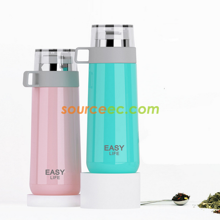 客製化500ML帶杯保溫壺禮品