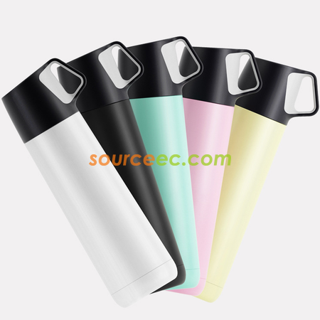 客製化500ML帶杯保溫壺禮品