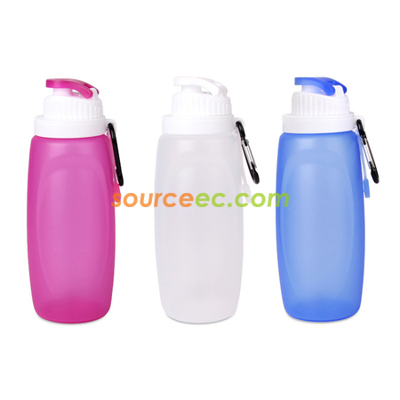客製化320ML矽膠運動水樽禮品
