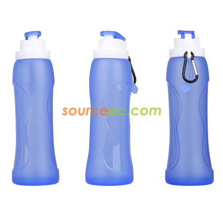 客製化500ML矽膠運動水樽禮品