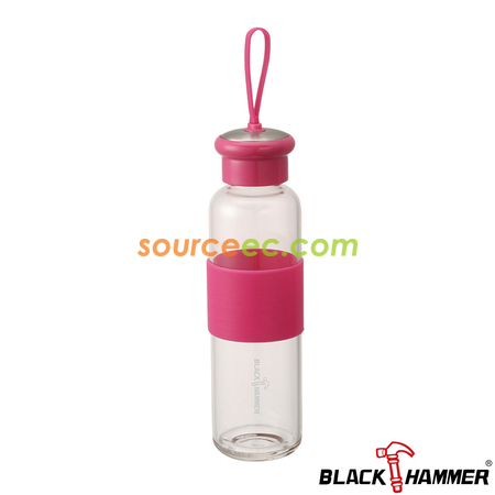 客製化530ML BLACK HAMMER 玻璃水瓶禮品