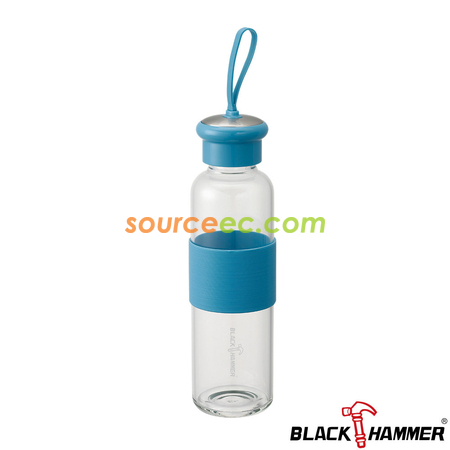 客製化530ML BLACK HAMMER 玻璃水瓶禮品