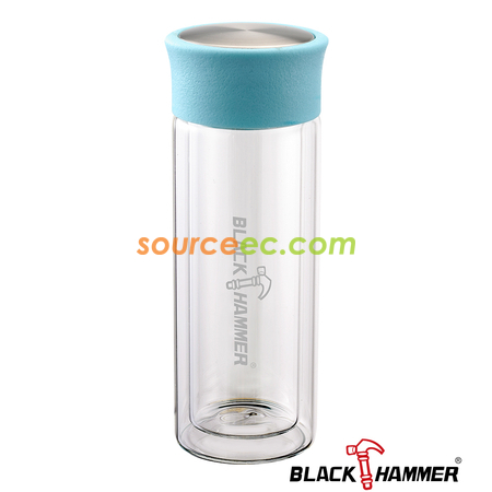 客製化300ML BLACK HAMMER玻璃水瓶禮品