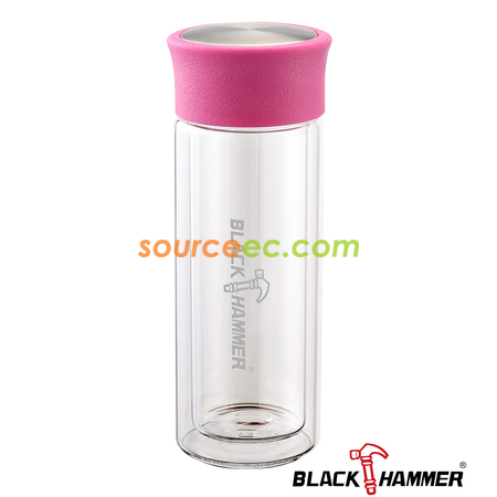 客製化300ML BLACK HAMMER玻璃水瓶禮品
