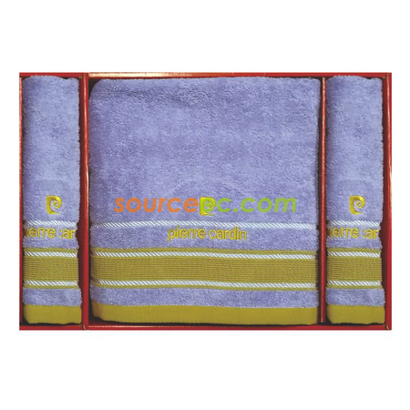 客製化緞條刺繡毛巾禮盒禮品
