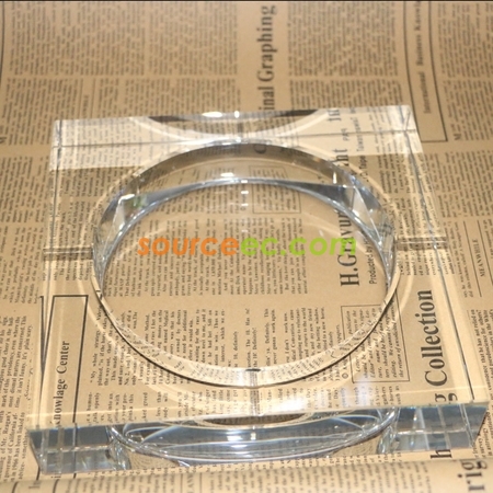 客製化方形水晶煙灰缸禮品