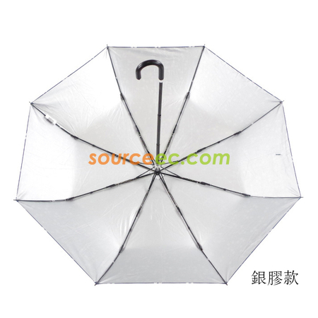 客製化三褶客製雨傘彎柄禮品