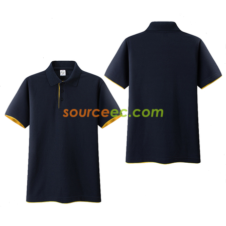 客製化反領撞色Polo恤衫禮品