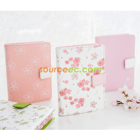 客製化櫻花PU手帳本禮盒裝禮品