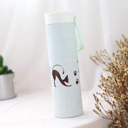 客製化環保小麥玻璃杯禮品