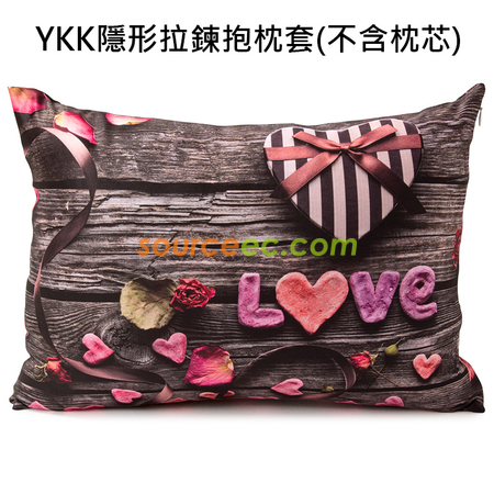 34x45cm滌綸布昇華抱枕套(使用YKK隱形拉鍊)
