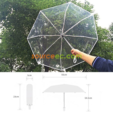 客製化三摺透明全自動傘禮品
