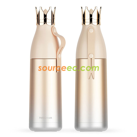 客製化350ML 皇冠不鏽鋼保溫杯禮品