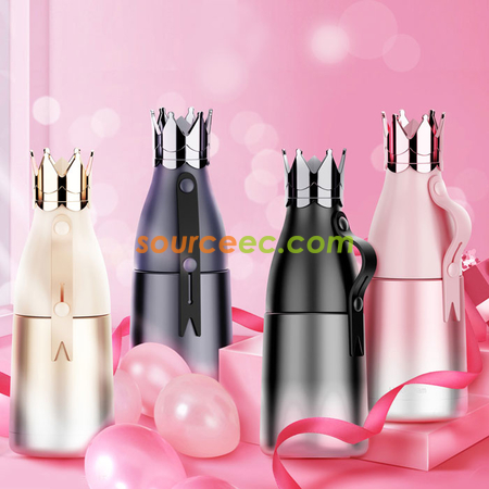 客製化350ML 皇冠不鏽鋼保溫杯禮品