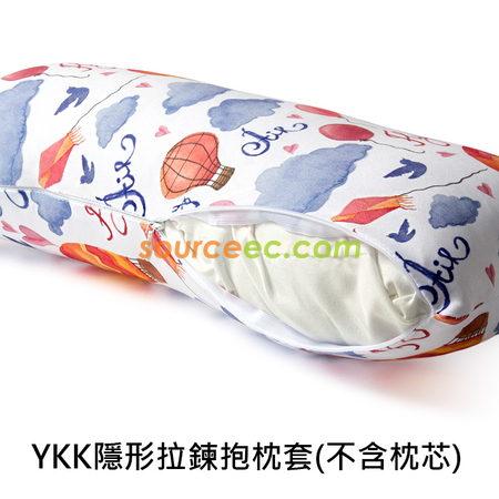 18x45cm滌綸布昇華小抱枕套(使用YKK隱形拉鍊)