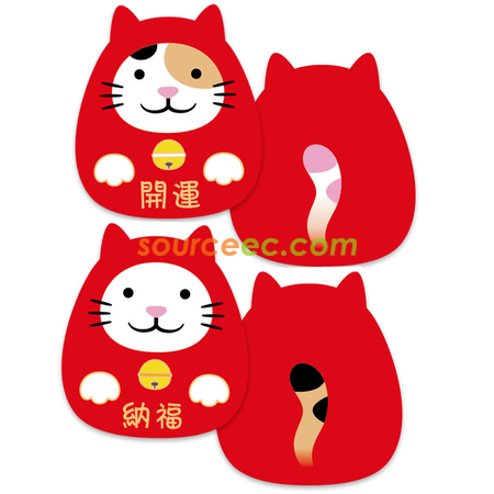 客製化招財貓紅包袋禮品