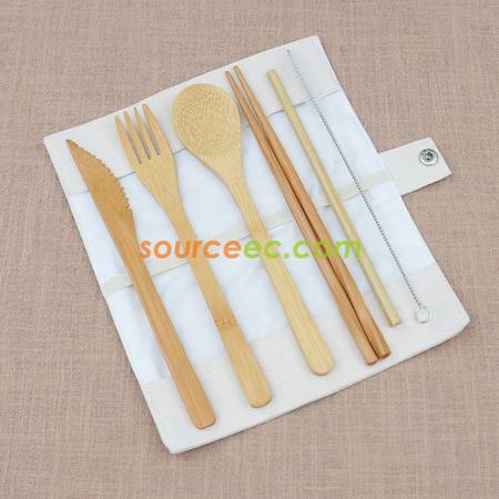 客製化環保袋竹製餐具套裝 禮品