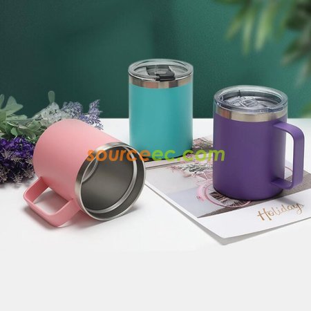 客製化客製不鏽鋼帶手柄保溫杯禮品