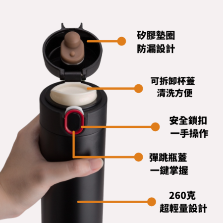 客製化316不鏽鋼彈蓋客製化保溫瓶禮品
