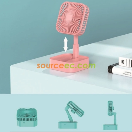 客製化收納式折疊充電風扇禮品