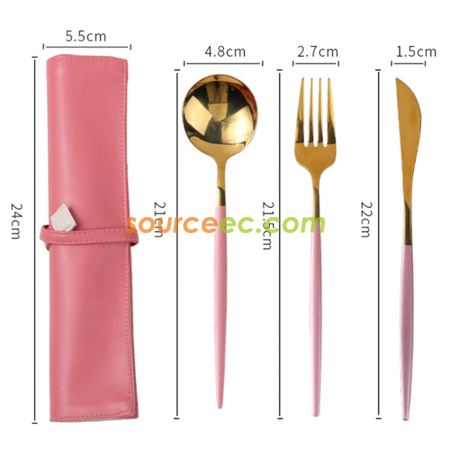客製化不銹鋼餐具套裝禮品
