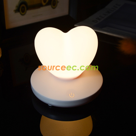 客製化USB充電矽膠LED護眼小夜燈禮品