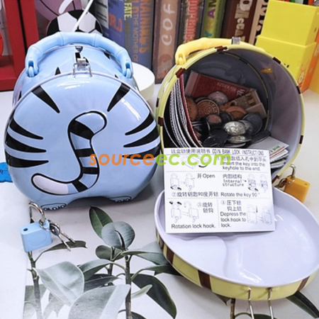 客製化可愛虎錢罐禮品