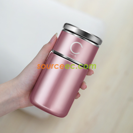 客製化攜帶式茶水分離客製化保溫瓶禮品