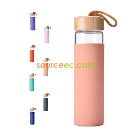 客製化隔熱竹蓋玻璃樽禮品