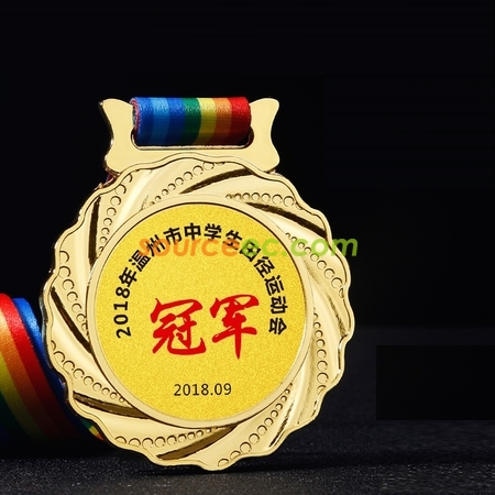 客製化點漆彩色獎牌禮品