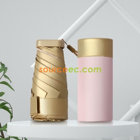 迷你遮陽口袋金膠太陽傘