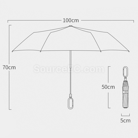 客製化創意環扣二摺傘禮品
