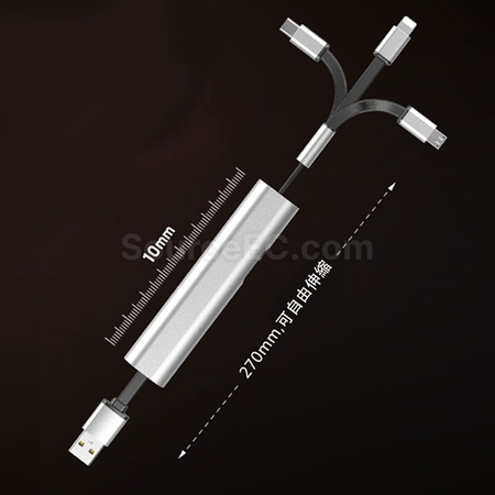 客製化伸縮數據傳輸線禮品