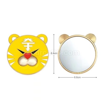 客製化老虎合金鏡子禮品