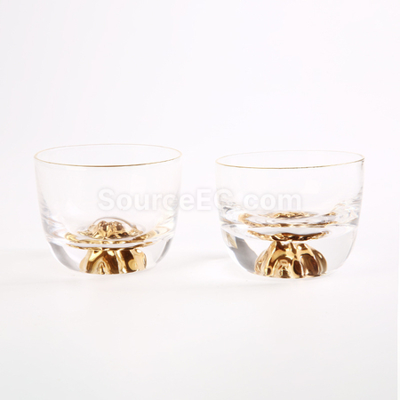 客製化日式水晶玻璃茶杯禮品