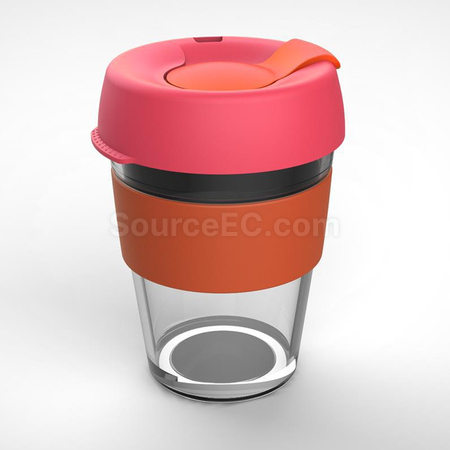 客製化矽膠玻璃咖啡杯禮品