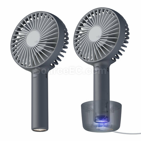 客製化無線花盆座充電風扇禮品