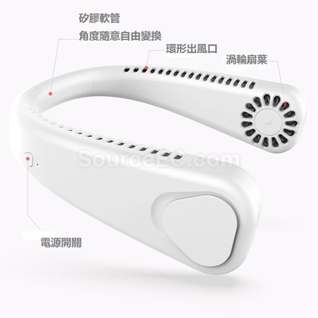 客製化無葉掛脖風扇禮品