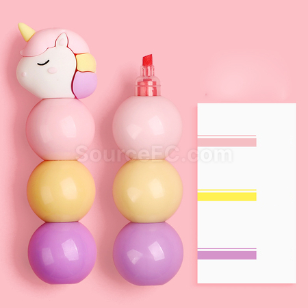 客製化獨角獸熒光筆禮品