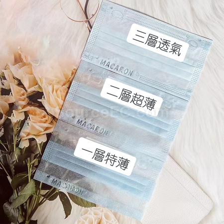 客製化馬卡龍輕薄一次性口罩禮品